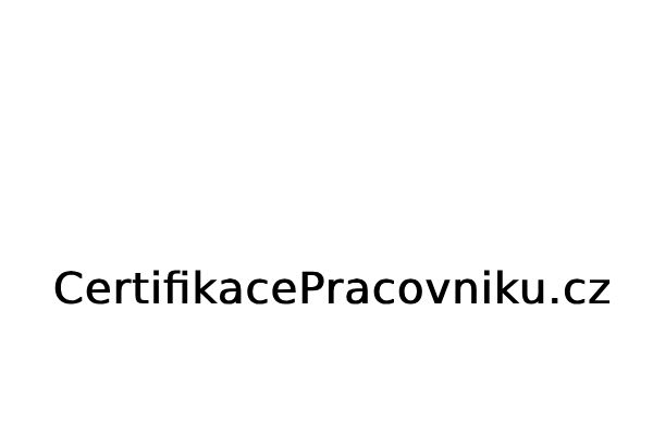 Proč a jak certifikace osob - Jaroslav Nenadál